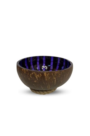 2 Adet El Yapımı Hindistan Cevizi Kasesi Ve Kase Altlığı - Coconut Bowl - Bowl Kasesi - Çerezlik JDA00002 - 5