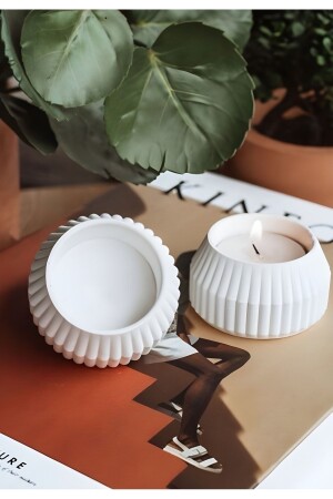 2 adet mumluk ve 2 adet tealight mum Seti - 4