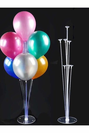 2 Ballondekorationsständer. Set mit 7 Ständern mit Stäbchen und Ständern - 7