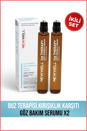 2 Stück Ice Therapy-Anti-Falten-Augenpflegeserum 10 ml - 2