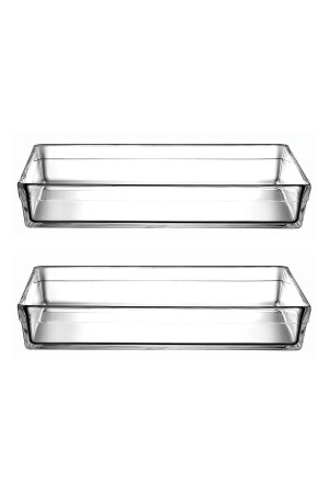 2-teilige große Pyrex Premium rechteckige Backform – Tablett – 4350 cm³. Fma05050 PB2X59334 - 2