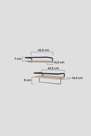 2-teiliger Badezimmer-Regal, Handtuchhalter, dekorativer Badezimmer-Organizer, Mehrzweck-Seifenschalen-Regal 2LIRAF - 5