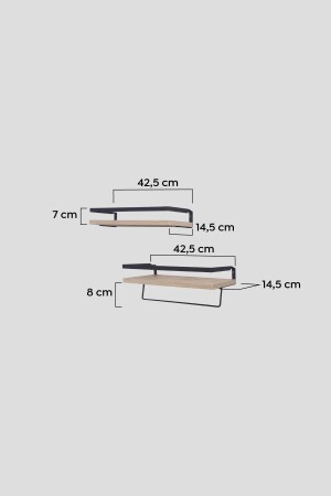 2-teiliger Badezimmer-Regal, Handtuchhalter, dekorativer Badezimmer-Organizer, Mehrzweck-Seifenschalen-Regal - 6