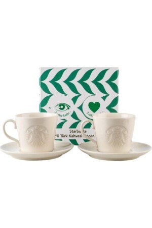 ® 2-teiliges Präsentationsset für türkischen Kaffee STARBUCKS-00000100-TYOLB - 1