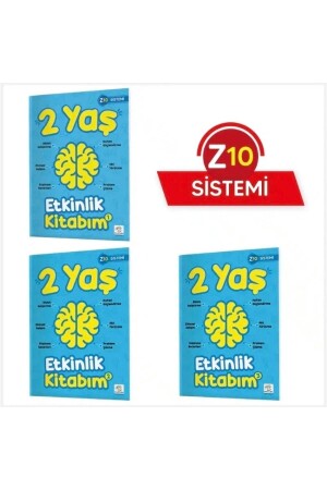 2 Yaş Etkinlik Kitabım Seti (z10 Sistemi) - 3