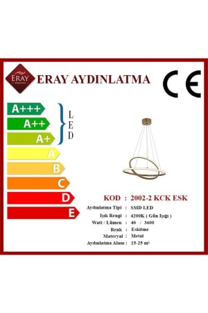 2002-2 30-40 Antiker LED-Kronleuchter 2002-2 KCK ESK - 5