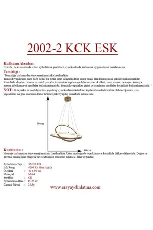 2002-2 30-40 Antiker LED-Kronleuchter 2002-2 KCK ESK - 6