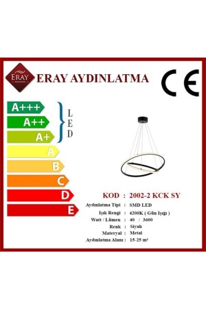 2002-2 30-40 Schwarzer LED-Kronleuchter 2002-2 KCK SY - 4