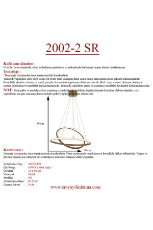 2002-2 Antiker LED-Kronleuchter 2002-2 ESK - 8