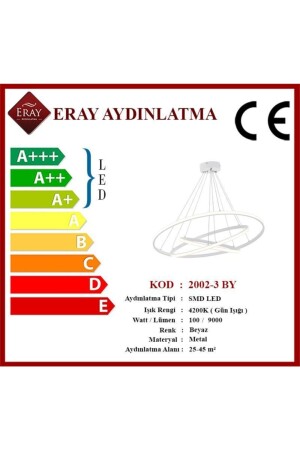 2002-3 Beyaz Led Avize 2002-3 BY - 5