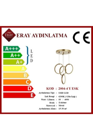 2004-4 Y Eskitme Led Avize 2004-4 Y ESK - 5