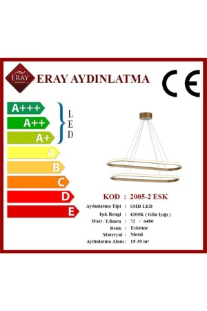 2005-2 Eskitme Elips Led Avize 2005-2 ESK - 7