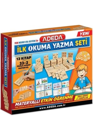 2023 Adeda Anasınıfı & 1.sınıf Ilk Okuma Yazma Seti (13 Kitap & 33-2 Ahşap Materyal) BURSAÇNRKİTAP001 - 3