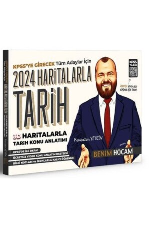 2024 KPSS 3D Haritalarla Tarih Konu Anlatımlı Benim Hocam Yayınları - 3