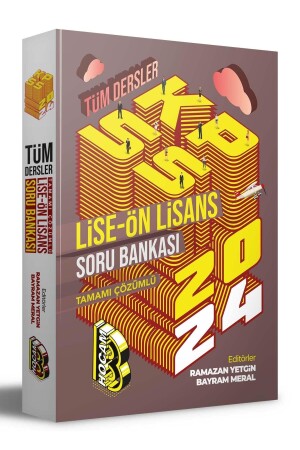 2024 KPSS Lise Ön Lisans Tüm Dersler Tamamı Çözümlü Soru Bankası Benim Hocam Yayınları - 4