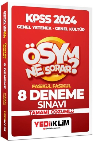 2024 Kpss Ösym Ne Sorar Genel Yetenek Genel Kültür Tamamı Çözümlü 8 Fasikül Dene - 1