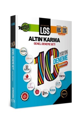 2024 LGS 8. Sınıf 10 Farklı Yayın 10 Deneme Tüm Konular Sorular Tamamı Video Çözümlü Altın Karma - 1