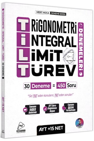 2024 Mert Hoca AYT TİLT Denemeleri - Trigonometri İntegral Limit Türev 30'lu Deneme - 2