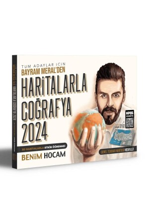 2024 Tüm Adaylar İçin Haritalarla Coğrafya Benim Hocam Yayınları - 2