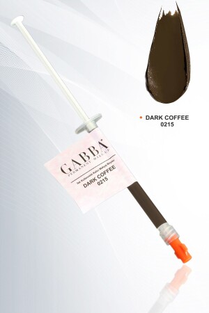 215- Dark Coffee Tek Kullanımlık Kalıcı Makyaj Ve Microblading Kaş Boyası- Pigmenti - 3