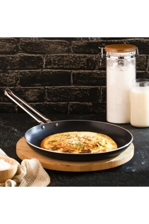 22 cm Chef Crêpes-Pfanne – Horeca Antihaft-Crêpes- und Omelette-Pfanne 22 cm (Stahlstangengriff) - 2