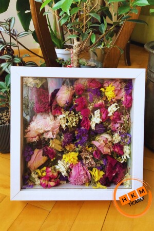 25 x 25 cm weißer tiefer Memory-Rahmen – 6 cm tiefer Memory-Rahmen Rose Box! - 2