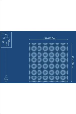 25*25 Grundfarbe Blau für Bausteine ​​mmx-005-005 - 8