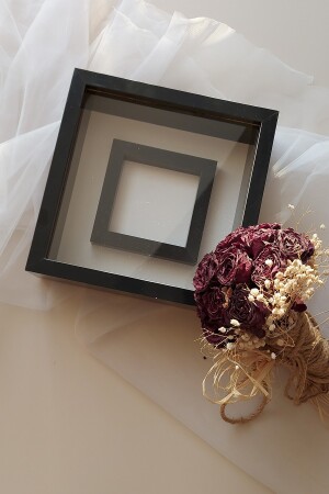 25x25 schwarzer LED-Fotorahmen mit Abschnitten für Ihre Rosendesigns hkmx0232 - 6