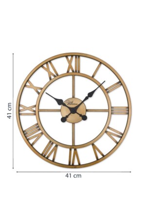 2654 G Ferforje 41 Cm Iskelet Duvar Saati 2654G1511 - 7