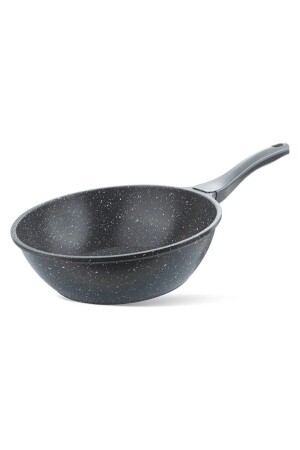 28 cm Wok-Pfanne Grau ThermoAD 28 cm Wok-Pfanne aus Gussgranit - 1