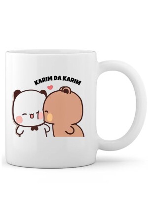 2er-Pack Geschenk Bubu Dudu Valentinstag Liebe Geburtstag Tasse Kaffeetasse Valentinstag (KERAMIK) A001-MUG - 4