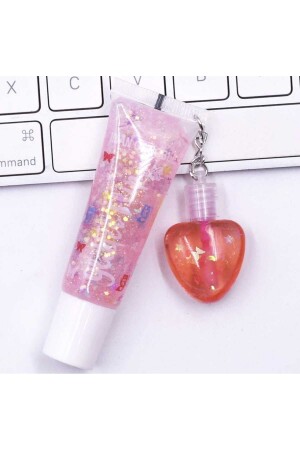 2er-Pack Lipgloss mit Herzen Lip Balm Lip Gloss - 1