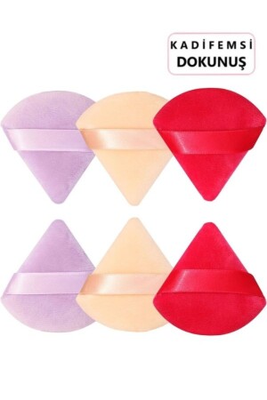 2er-Pack Triangle Powder Foundation BB-Creme-Anwendungsgerät Waschbarer Schwamm-Puff - 2