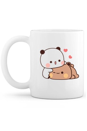 2er-Set Geschenkbecher Valentinstag Bubu Dudu Love Geburtstagstasse Besondere Kaffeetasse (KERAMIK) - 4