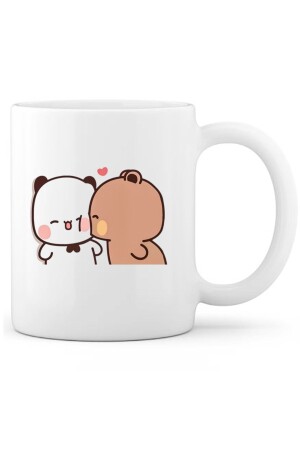 2er-Set Geschenkbecher Valentinstag Bubu Dudu Love Geburtstagstasse Besondere Kaffeetasse (KERAMIK) - 5