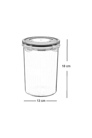 2er-Set Olivenschüssel mit Sieb – Vorratsbehälter für Olivengurken 1,5 l MCH-496 - 7