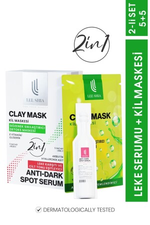 2er-Set – Porenstraffende Detox-Maske und Anti-Makel-Serum 0107 - 2