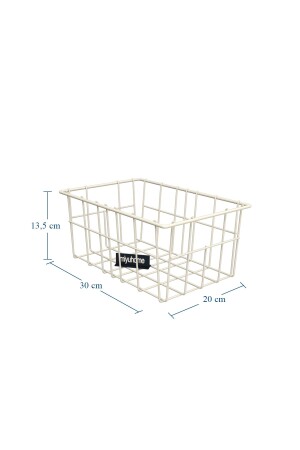 2'li Büyük Boy Lüks Sepet Mutfak Düzenleyici Banyo Organizer Tel Sepet Metal Organizer Meyve Sepeti - 9