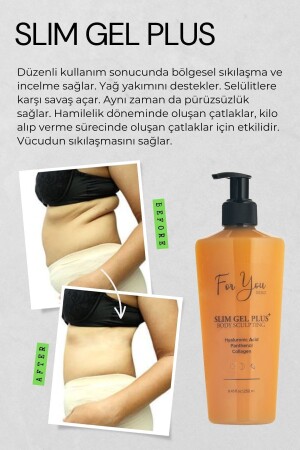 2'Lİ FIRSAT SLIM JEL PLUS -sıkılaştırıcı-–çatlak Karşıtı Ve Selülit Kremi - 6