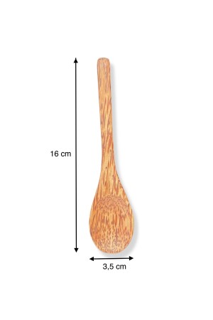 2'li Hindistan Cevizi Kase, Kaşık Ve Kase Altlığı - Bowl Kasesi - Coconut Bowl JDA00010 - 8