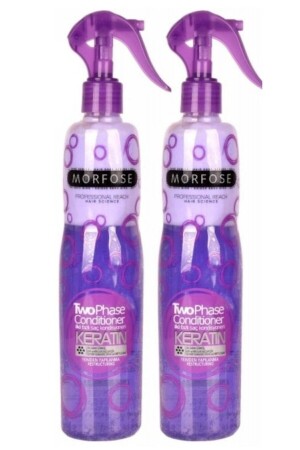 2x400 ml Keratin Içeren Çift Fazlı Fön Suyu - 1