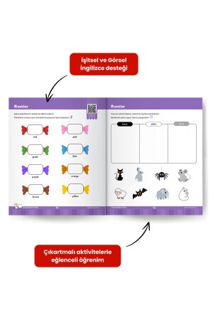 3-6 Yaş Dikkat ve Zekâ Güçlendirme Etkinlikleri Seti (İngilizce Destekli) - 6