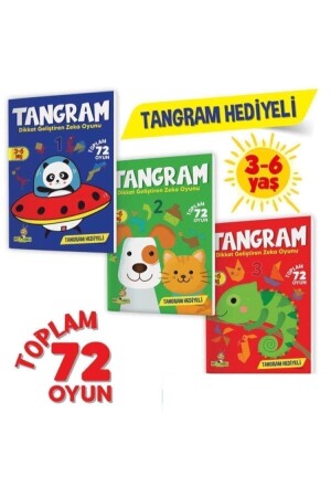 3-6 Yaş Tangram Ve Dikkat Geliştirme Seti - 3