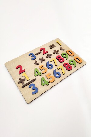 3 Boyutlu Ahşap Türkçe Harf Rakam Seti Bultak Puzzle MTF-AHŞAP-001 - 6