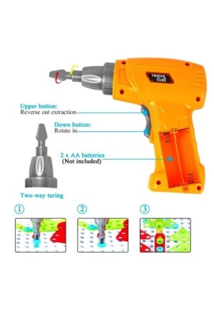 3 D Stem Eğitici Matkap Seti Hayvanlar - 8