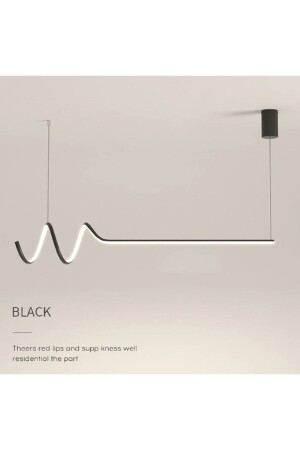 3-farbige moderne LED-Pendelleuchte, intelligenter Kronleuchter / minimal / 120 cm / anthrazitfarbenes Gehäuse - 2