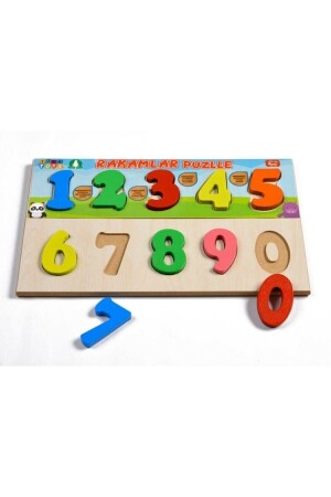 3-in-1-Bultak-Lernspielzeug aus Holz mit Alphabet, Zahlen und Geometrie - 10