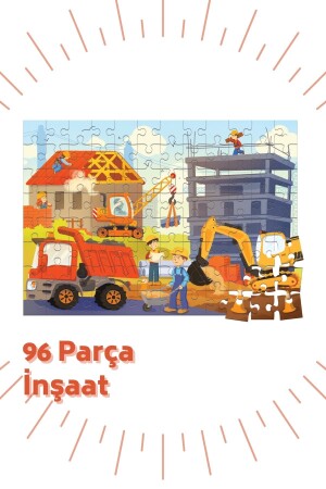 3 'lü Puzzle Set - 80, 80 Ve 96 Parça Puzzle 4-yaş BON811881878170 - 10