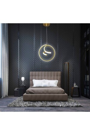 3 Renk Işıklı Modern Sarkıt Led Avize Gold Kasa Antre, Hol, Oda gezegen - 5