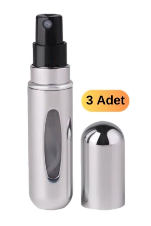 3 Stück stilvolles Design Parfüm nachfüllbar Mini Luxus Flasche Reise 5 ml Taschenparfümflasche tragbar cm20w (3 Stück) - 2